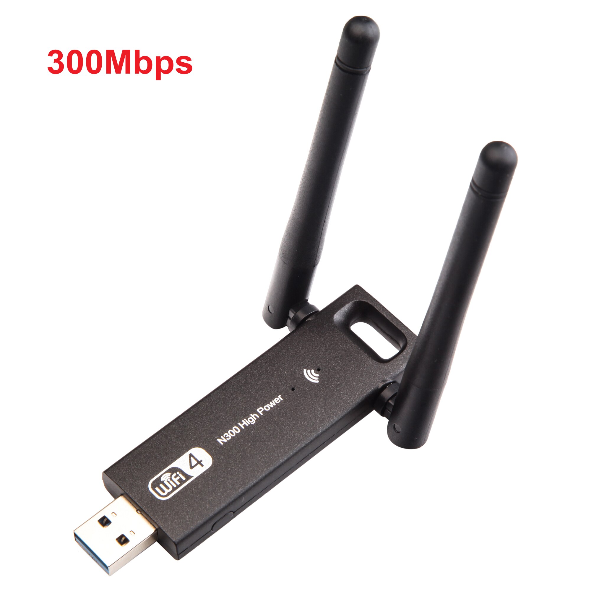 1900Mbps/1200Mbps/300Mbps USB 3.0 Wifi Adapter 2.4GHz 5GHz External Wireless Network Card Dual Band Wifi Receiver Adapter: 300Mbps