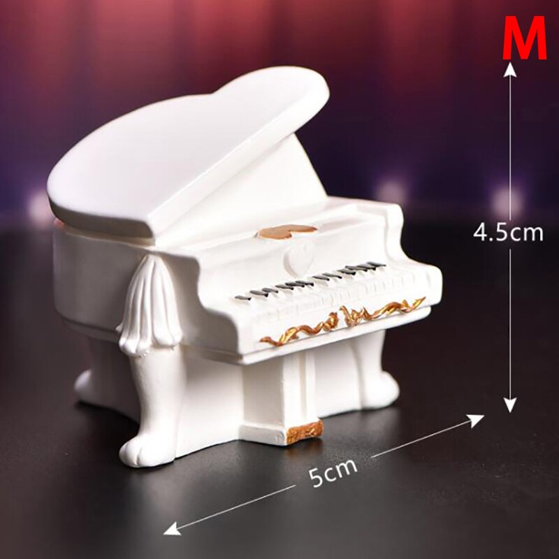 Miniature Music Instrument Resin Mini Violin Dollhouse Decorative Ornaments Crafts DIY Home Music House Bar Furniture Toys