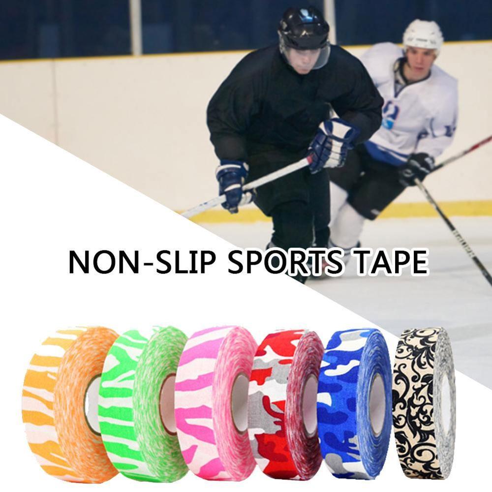 Non-slip Sport Nastro di Hockey Su Ghiaccio Bar Tape Badminton Presa Del Manubrio Della Bici Del Panno Nastro Adesivo Maniglia Anti-slip e3B7