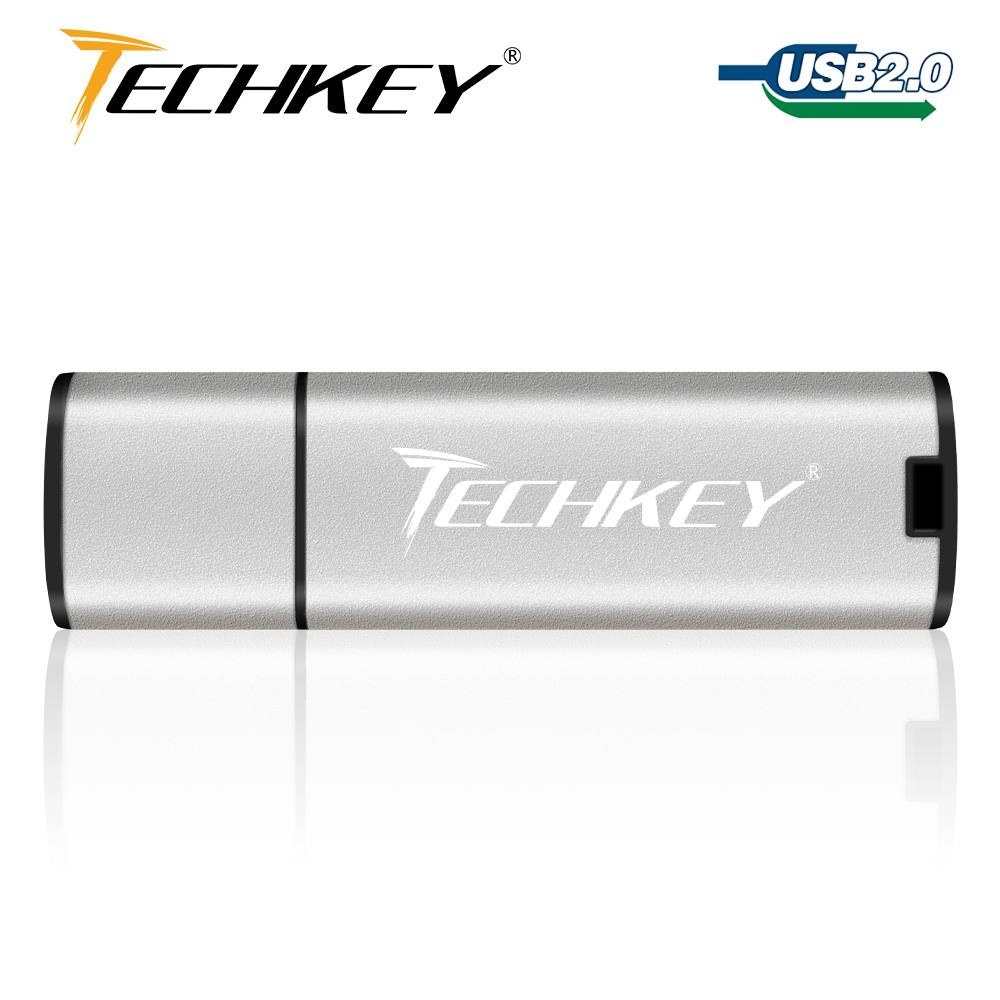 Techkey-unidad flash usb, dispositivo de almacenamiento de alta velocidad, 32gb, 64gb, 16gb, 8gb, 4gb