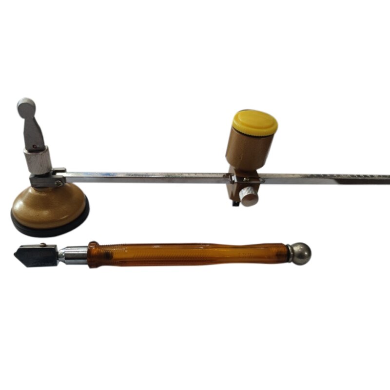 Gl Cutter Round Cutting Tool with Round Handle and Suction Cup Adjustment Comp Type Gl Circular Cutter