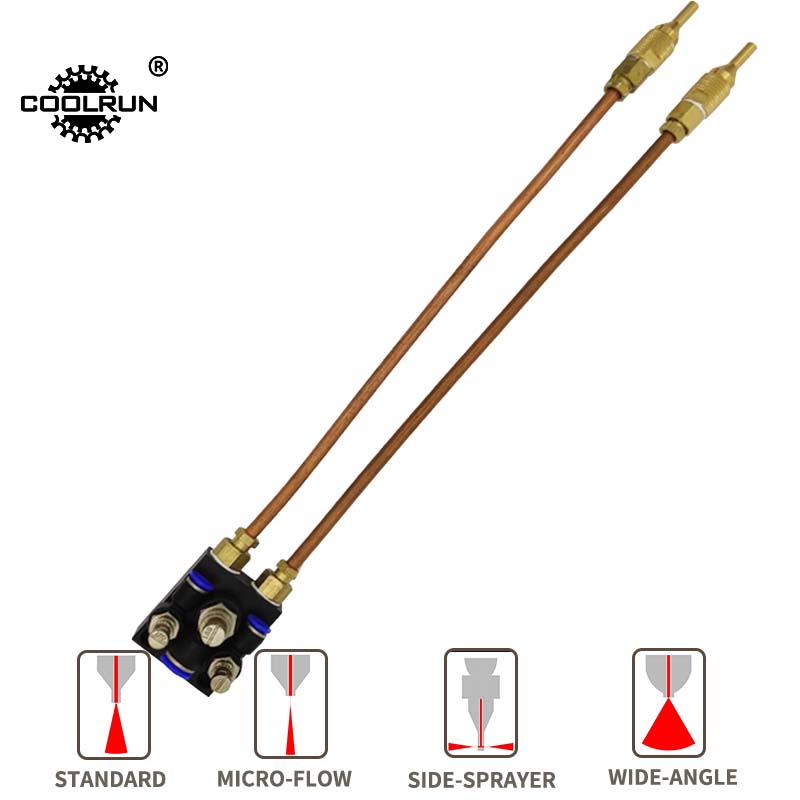 Red Copper Tube Mist Coolant Lubrication Spray System CNC Lathe Milling Drill Machine Metal Cutting Engraving Cooling Machine: 4XL / grey / 2pcs