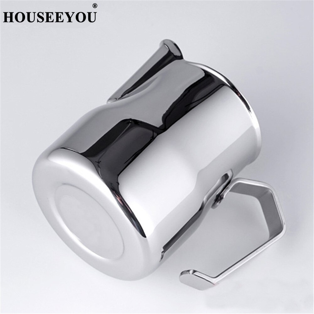 Jarra de acero inoxidable para espumar leche, jarra para Espresso, café Latte, herramientas para bebidas, manualidades Barista, novedad