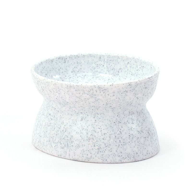 Kitten Stress Free Double Side Use Feeding Dish Raised Cat Food Bowl Collection Pet Feeder Raised Cat Food Bowl