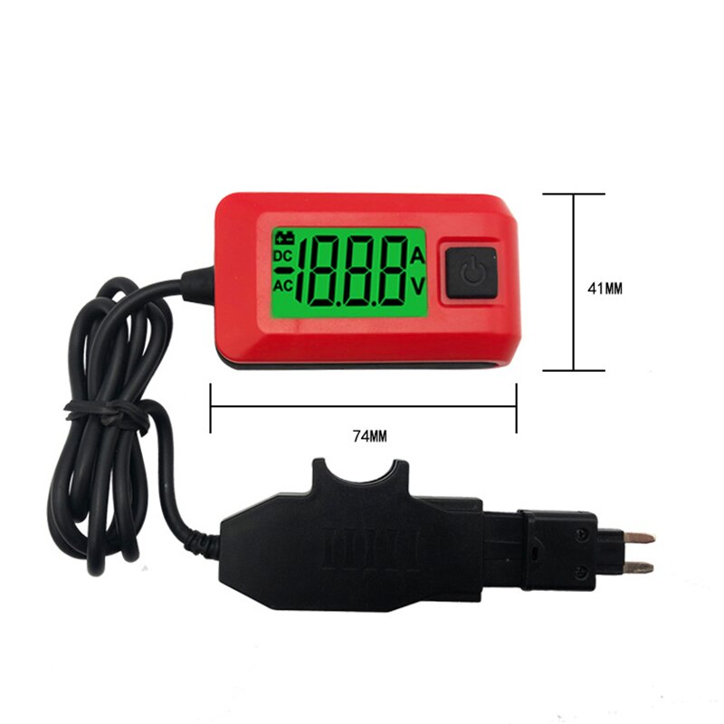 TIOODRE Car Fuse Galvanometer Leakage Tester Car Circuit Fault Finding Vehicle Fuse Diagnostic Tool High Accuracy 0.01 ~ 19.99A