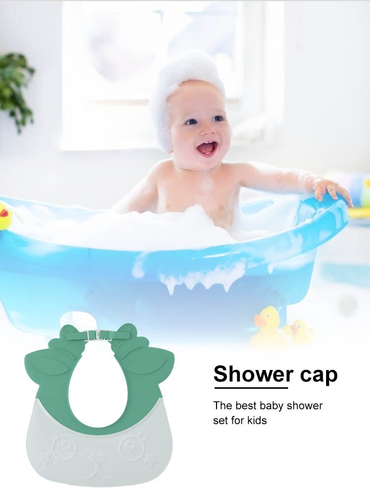 Baby Passen Shampoo Cap Douche Baden Bad Bescherm Soft Cap Hoed Wash Hair Shield Kinderen Baby Douche Accessoires