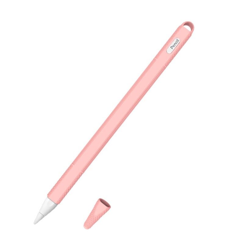 Tablet touch stylus pen beskyttende dæksel taske blød silikone tip hætte ærme skridsikker til æbleblyant 2