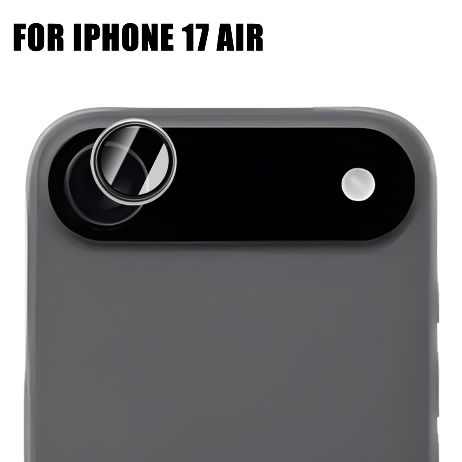 1/3/5 juegos de Protector de lente de cámara Individual, cubierta protectora de lente antiarañazos de alta definición para PC dura para IPhone 17 ProMax 17air: Blue /  Opción4