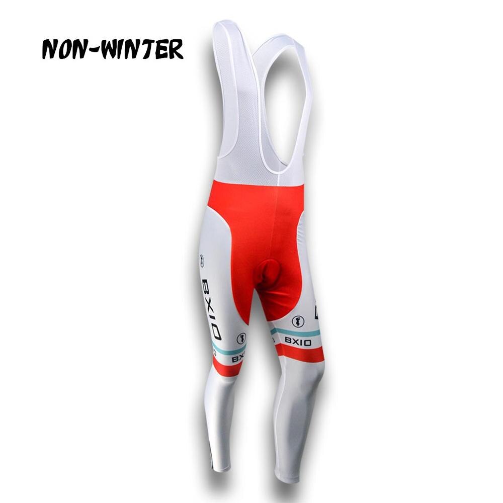 BXIO Radhose Herren - Vlies Thermohose - Winter Sport Radhosen Lang: Nicht-Wintertyp / M