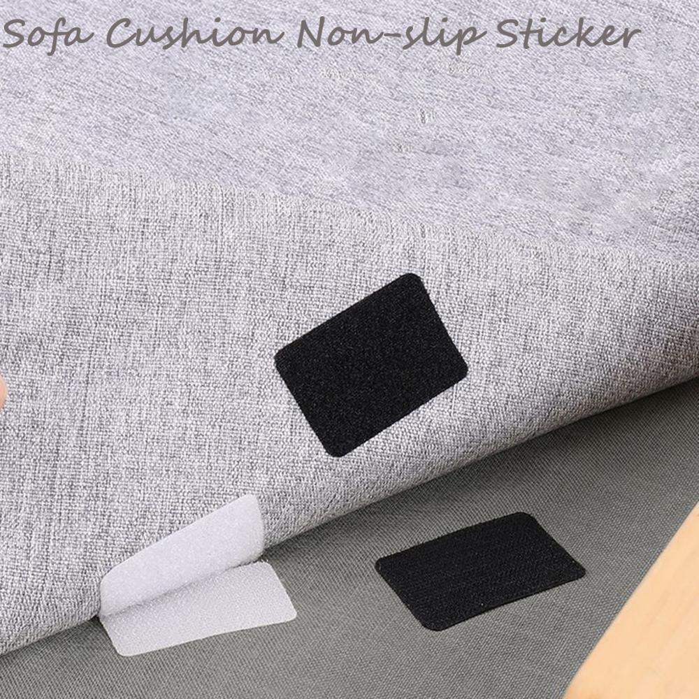 5 Pairs Anti Curling Non-slip Magic Stickers Self Adhesive Tape For Rug Gripper Fastener Sofa Carpet Sheets Secure in Place