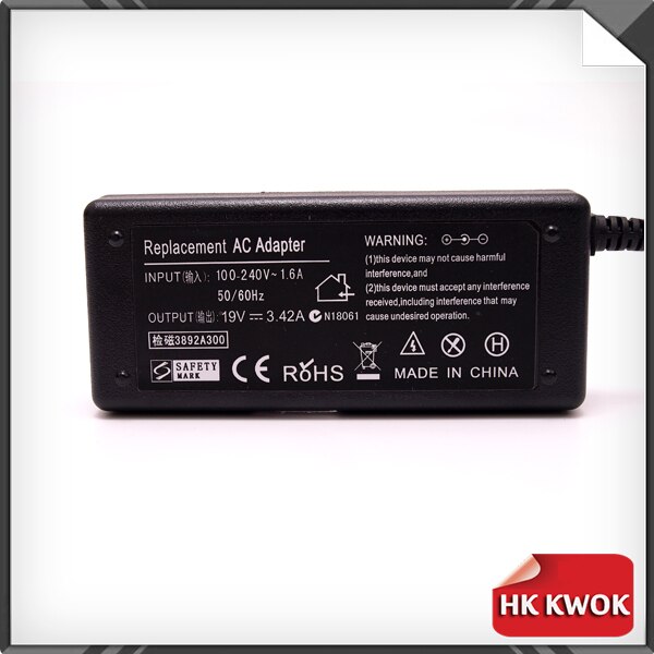 19v 3.42a 5.5 x 1.7mm +  eu virtajohto acer kannettavalle tietokoneelle 3810t 4810t 4710 4720z 4736g 4738g jne 65w kannettavan tietokoneen laturi ilmainen toimitus