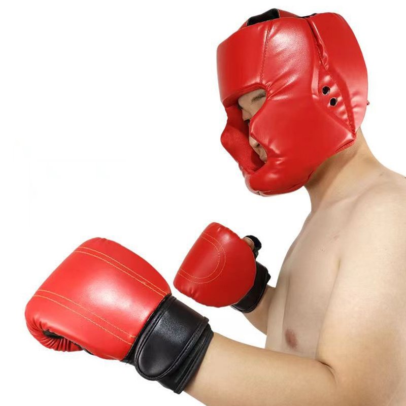1 Paar Boxhandschuhe Erwachsene Damen Herren Boxen Sanda Handschuhe unisex Boxtraining ÜSpund Lederhandschuhe Sportschutzhandschuhe