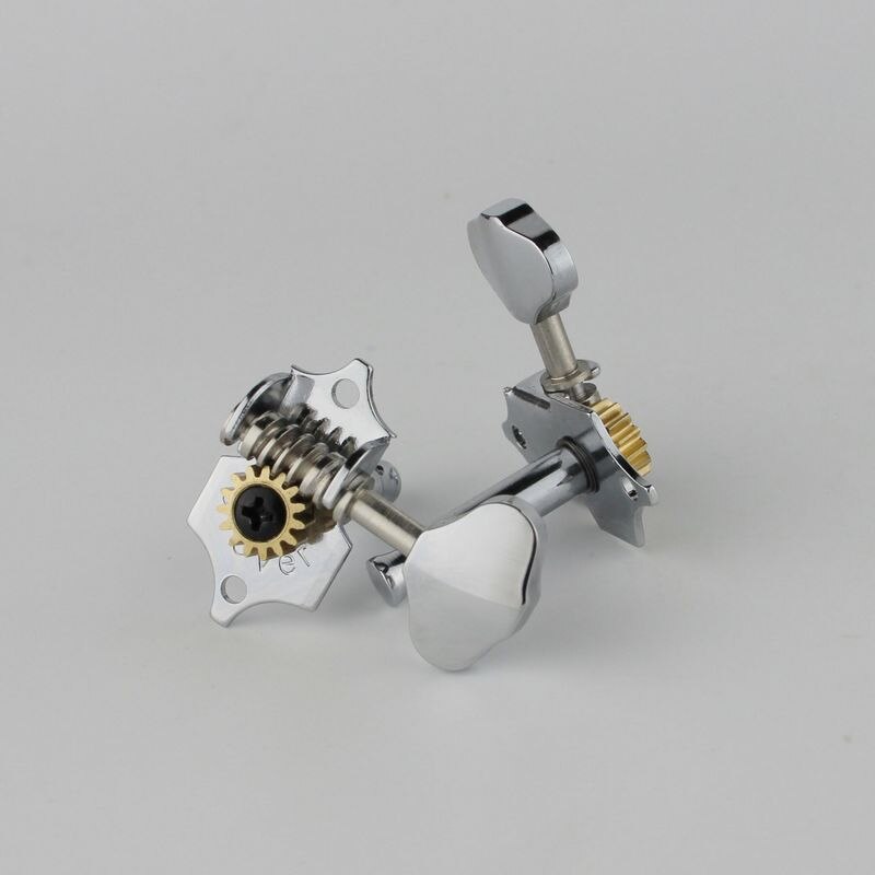 Grover Vintage Guitar Machine Heads Tuners 3 Per Side Vertical 97V Chrome Tuning Pegs Made in China