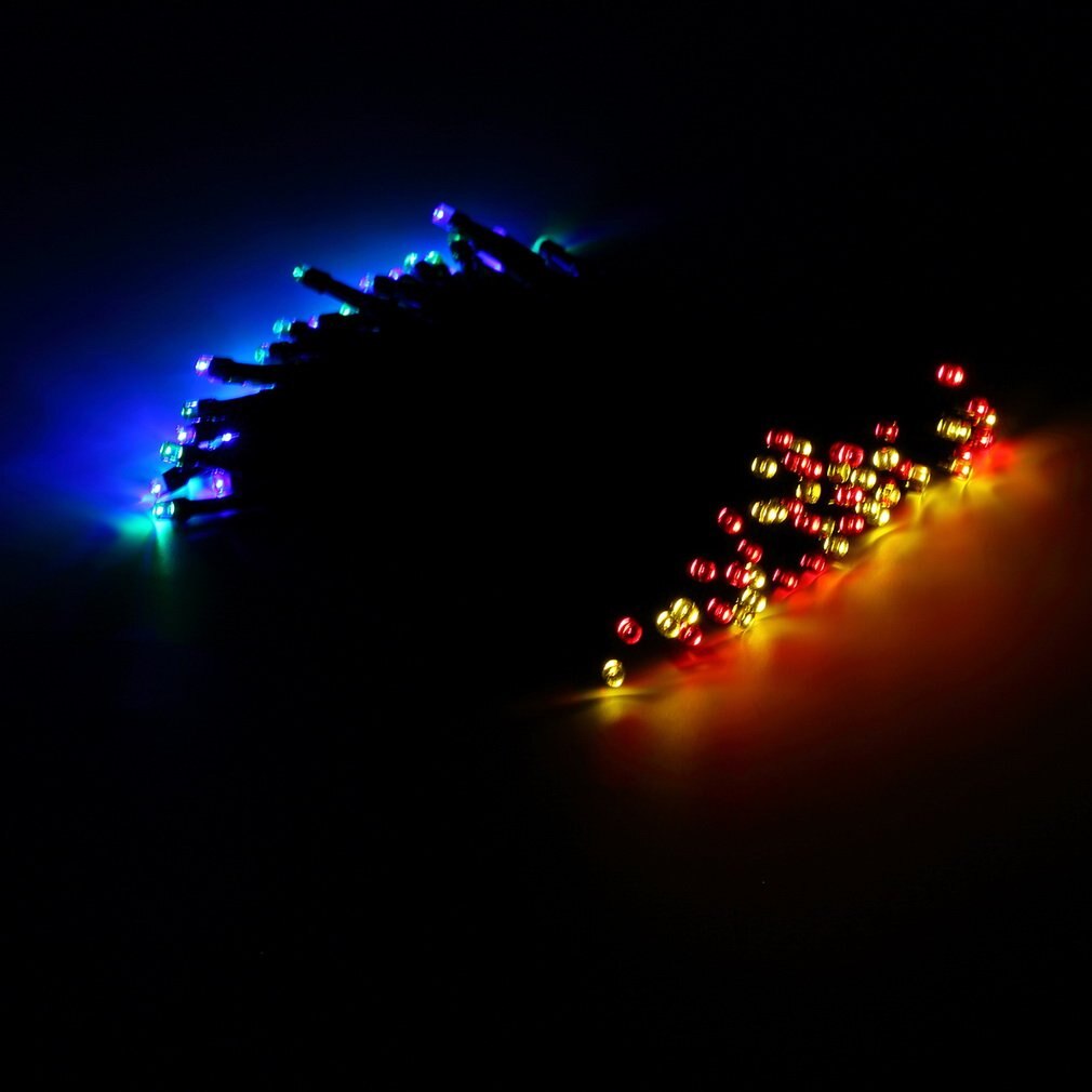 100 LED Solar Lights Outdoor Waterproof Fairy Lights Garlands Christmas Tree Solar Chain String Garden Decoration