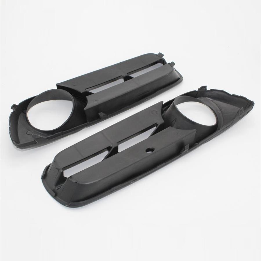 2 uds izquierda y derecha para Skoda Fabia MK2 2007 luz antiniebla del coche luz antiniebla del parachoques delantero cubierta de la rejilla de la lámpara