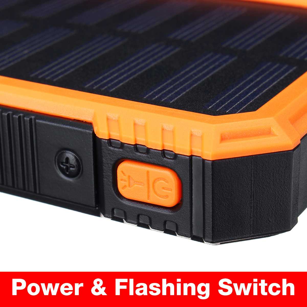 30000 Mah Solar Power Bank Waterdicht Solar Charger 2 Usb-poorten Travel Externe Lader Powerbank Met Kompassen Led Licht