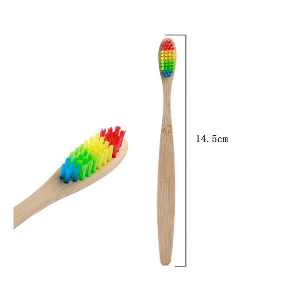 Juego de cepillo de dientes de cerdas suaves para niños, 10 unidades