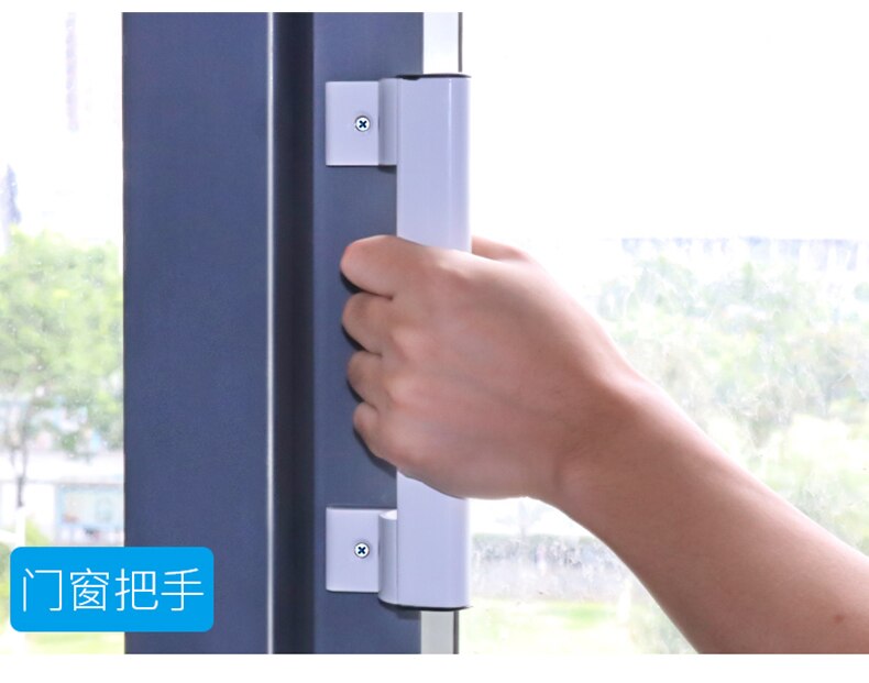 Balcony sliding door handle Aluminum Alloy Push and Pull Door handle plastic steel door and window handler