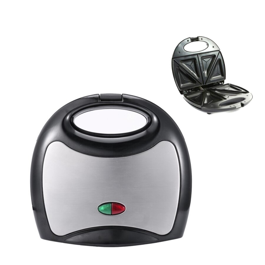 750W Mini Dreieck Sandwich Maker 220V Brot Toaster Persönliche Frühstück Maschine Braten Ei Werkzeug Edelstahl hause verwendet