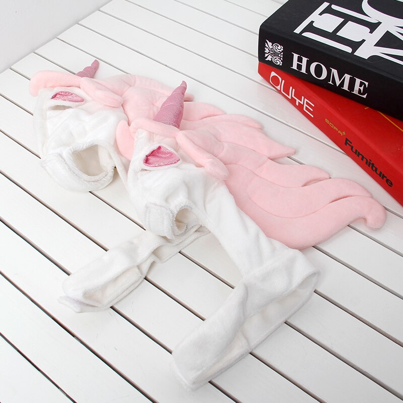Disfraz de unicornio rosa para perros y gatos, disfraz Cosplay para vacaciones, gorro para mascota , suministro para mascotas