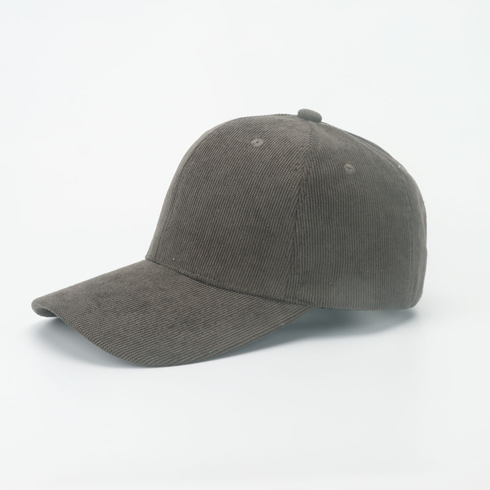 Gorra de béisbol de pana para mujer, sombrero Retro de Color sólido para papá, sombreros de Otoño Invierno para hombres y mujeres, Unisex, informal, mantiene el calor, ala curva: Verde militar