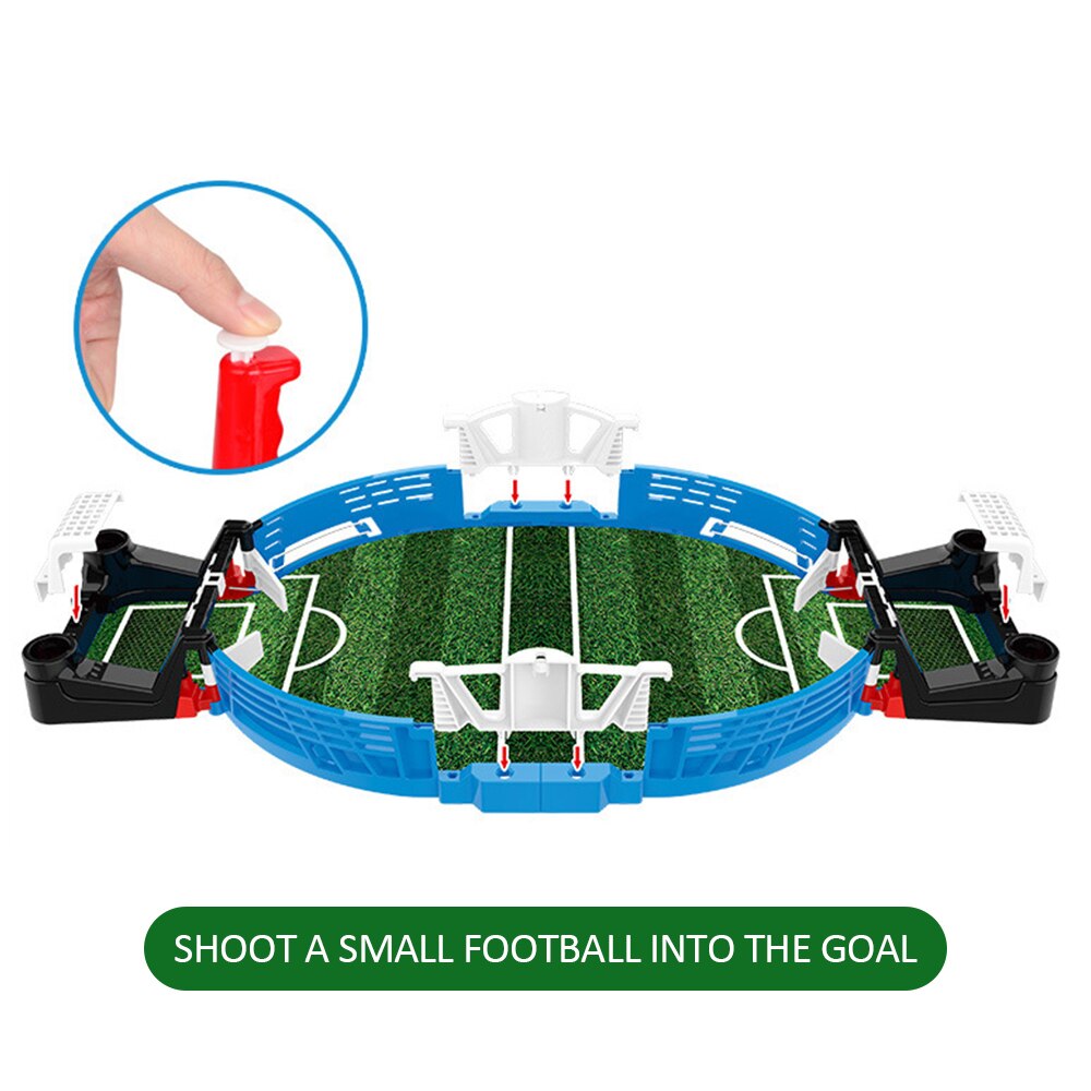 Mini tafelvoetbalspel bordspel indoor spel tafelvoetbal kinderen favoriet kindervoetbaltafels dubbele speler настольный футбол: Groente
