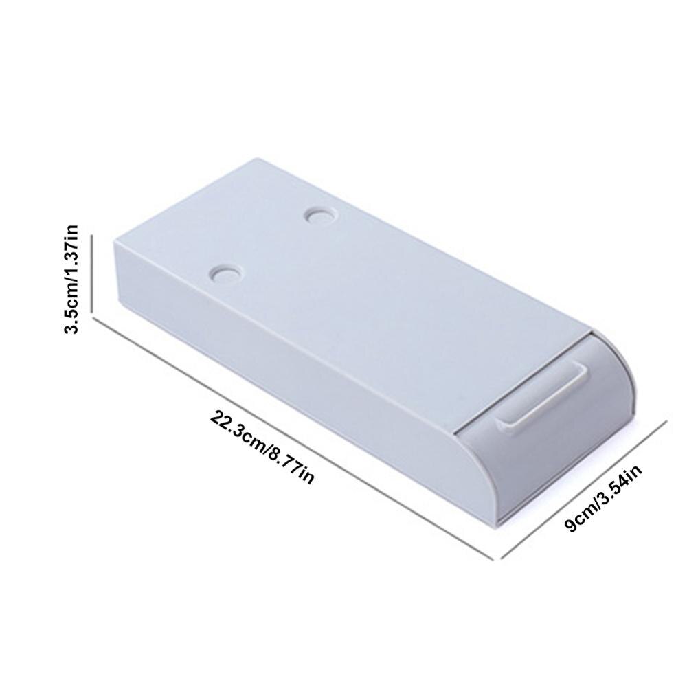 Hidden Pencil Tray Drawer Desktop Organizer Pop-up Under Cabinet or Desk Drawer for Office
