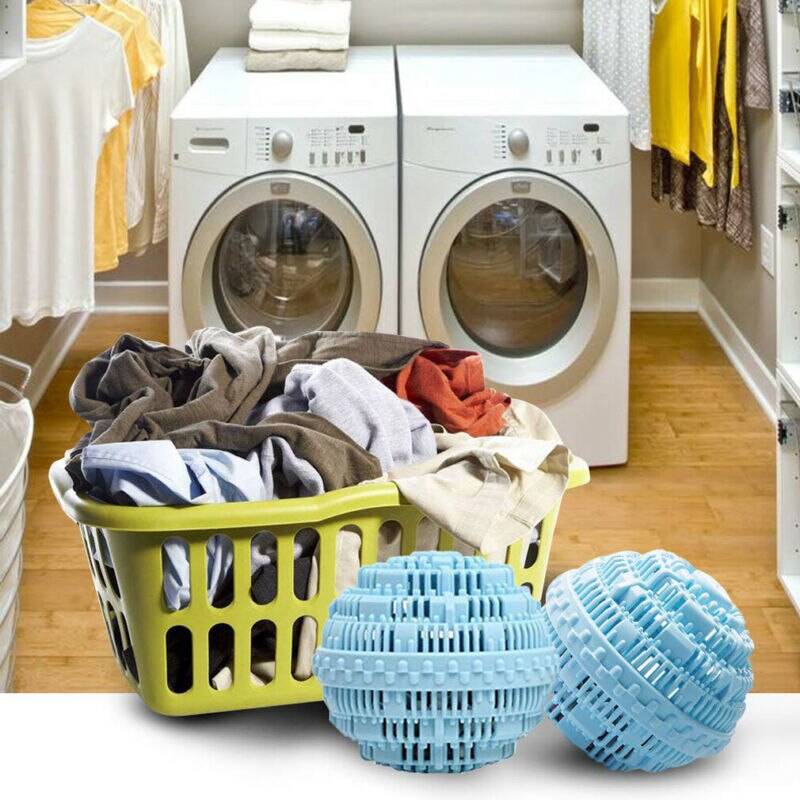 Reusable Eco Magic Laundry Ball No Detergent Wash Wizard Style Washing Tool