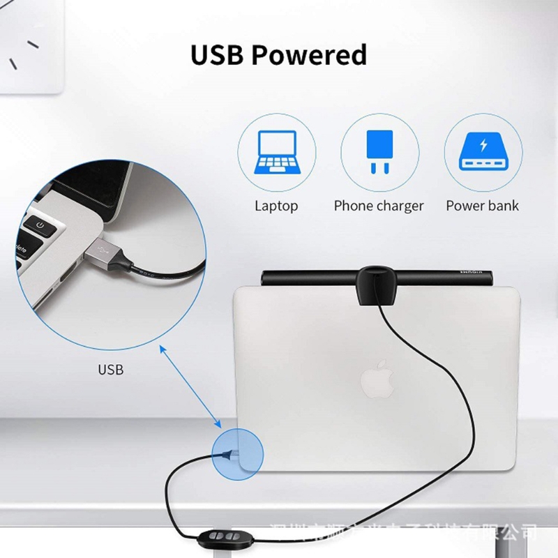 LED Light Dimmable USB Desk Lamps Monitor Laptop Screen Light Bar LED Desktop