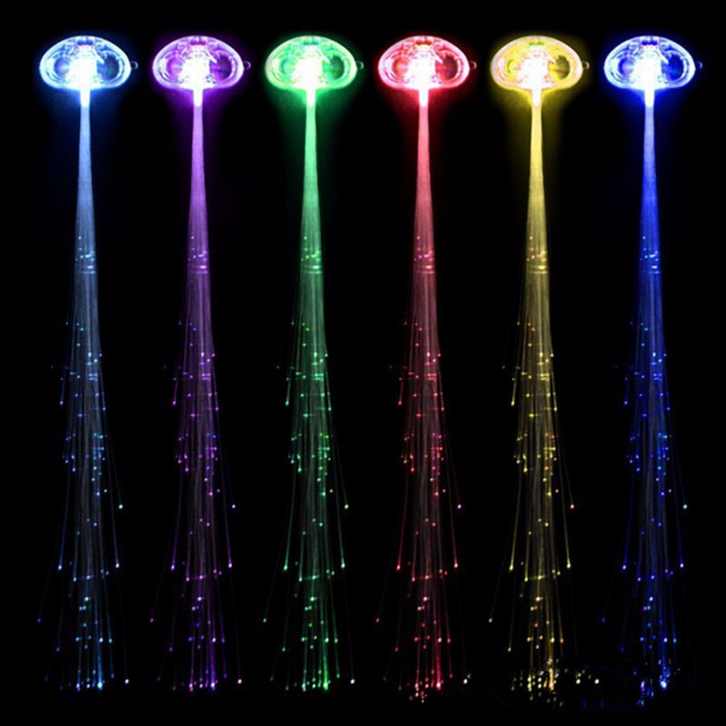 5Pcs/set LED Flashing Hair Braid Glowing Novetly Luminescent Hairpin Hair Ornament Girls Led Toys Christmas Year Party