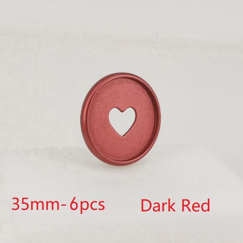 Stücke 35mm gefrostet Pilz See Bindemittel Scheiben Kunststoff Bindung Ringe Notizbuch Bindemittel Ringe Pilz Scheiben Büro Bindung Liefert: dunkel rot-6Stck