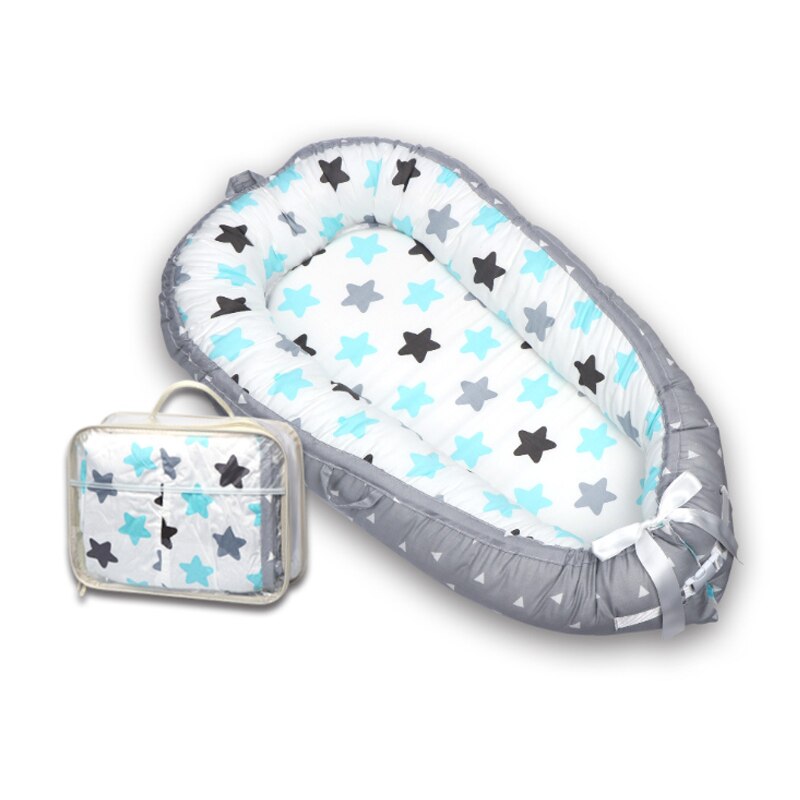 Detachable crib classic pattern baby sleep baby womb cotton