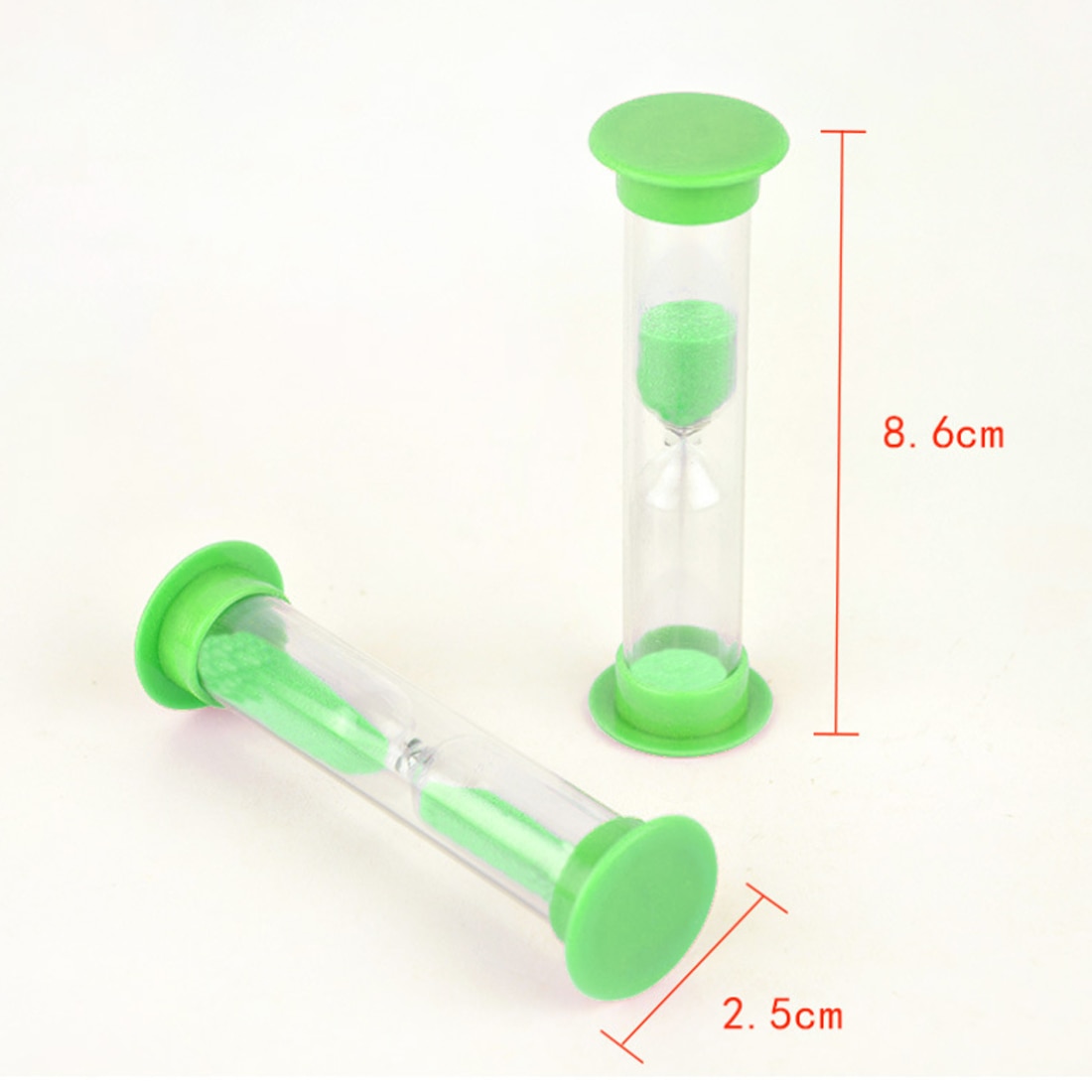 6Pcs Zandloper Timer 6 Kleuren 30sec/1Min/2Min/3 M... Grandado