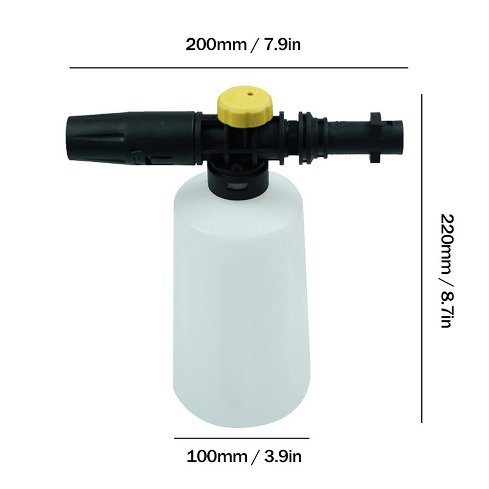 750Ml/1000Ml Hoge Druk Auto Wasmachine Sneeuw Schuimlans Waterpistool Voor Karcher K2-K7 Zeep Schuim Generator verstelbare Sproeier Nozzle