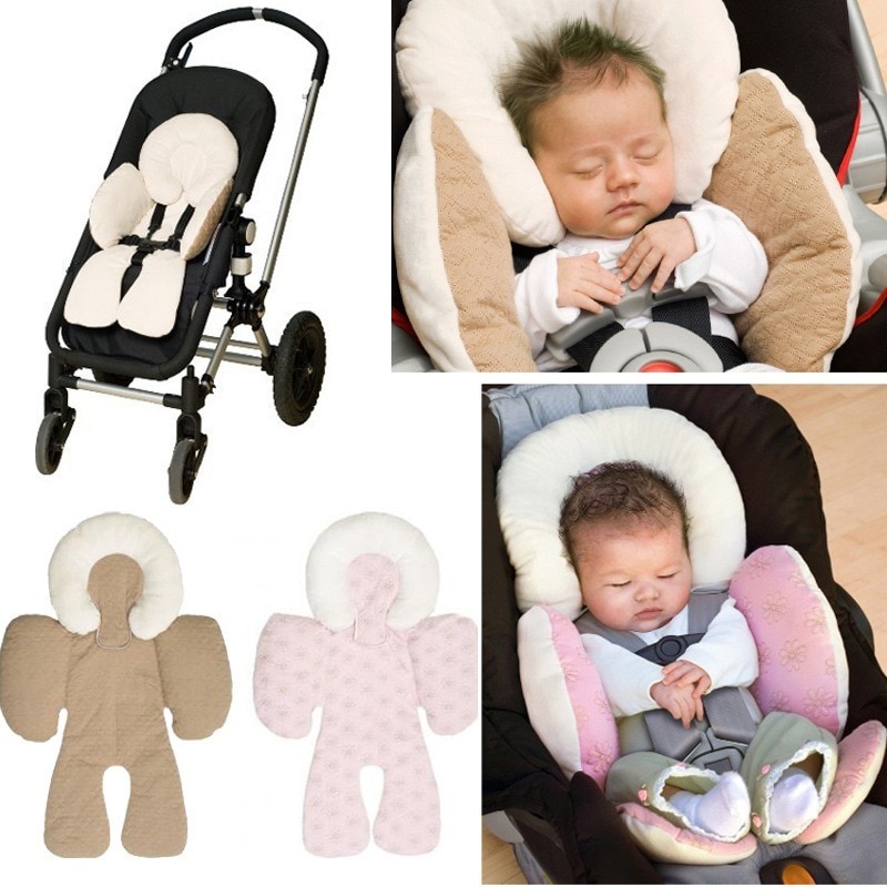 Pasgeboren Baby Stereotypen Kussen 0-12 Maand Trolley Bescherming Pad Ergonomisch Auto Zitkussen Hoofd Lichaam Kussens
