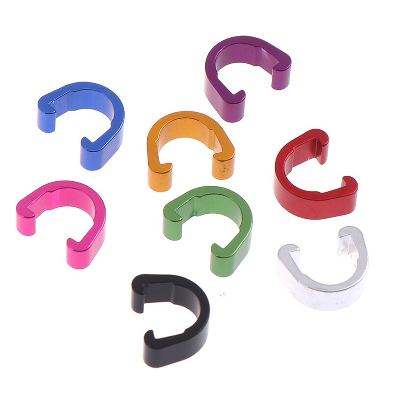 10pcs Bicycle Brake Derailleur Cable Line Ring Clasp C Tubing Seat Frame Fixed