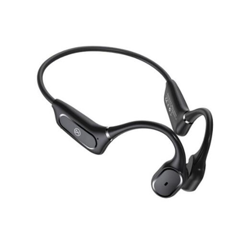 H11 Draadloze Bluetooth Beengeleiding Oortelefoon Stereo Surround Sound Oordopjes Sport Waterdichte Handsfree Headset Met Microfoon: Black