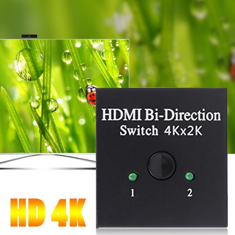 Durable HDMI Switcher Multi-function 4K HDMI Switch Splitter Smart Bi-Direction HDMI Switcher for Set-top Box PS3 PS4