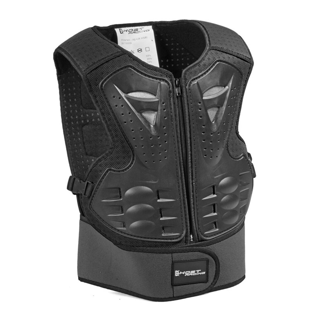 GHOST RACING-Chaleco de armadura para motocicleta para niños, Protección trasera, Protector de pecho y espalda para Motocross, chaleco para carreras, equipo de protección