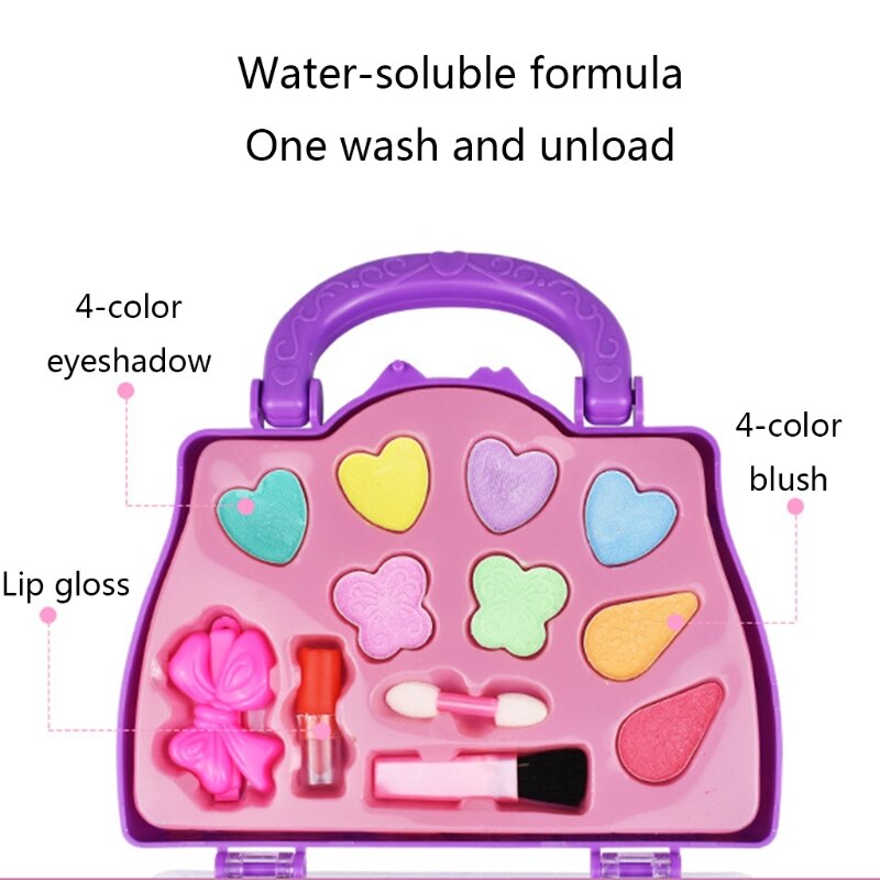 Prinzessin Schmuck Box Mädchen Spielen Haus Schmuck Box Krawatte Kopf Haarnadel Spielzeug Mädchen Dressing Up Spielzeug Machen-up Spielzeug koffer