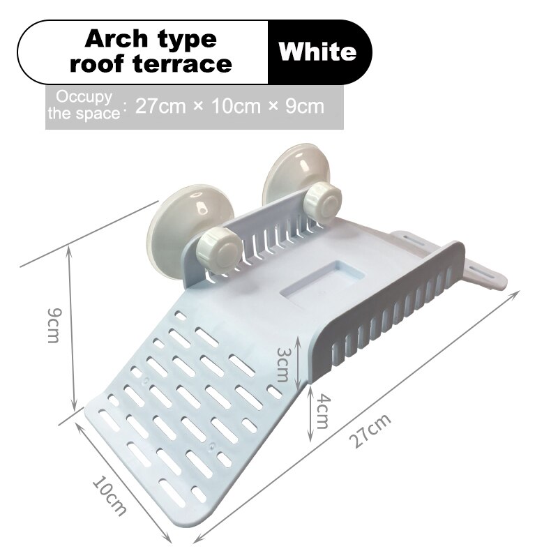 Turtle Basking Platform Turtle Tank Platform Aquarium Animal Sink Wharf Reptile Habitat Climbing Floating Shelf with Sucker Cap: Style 9
