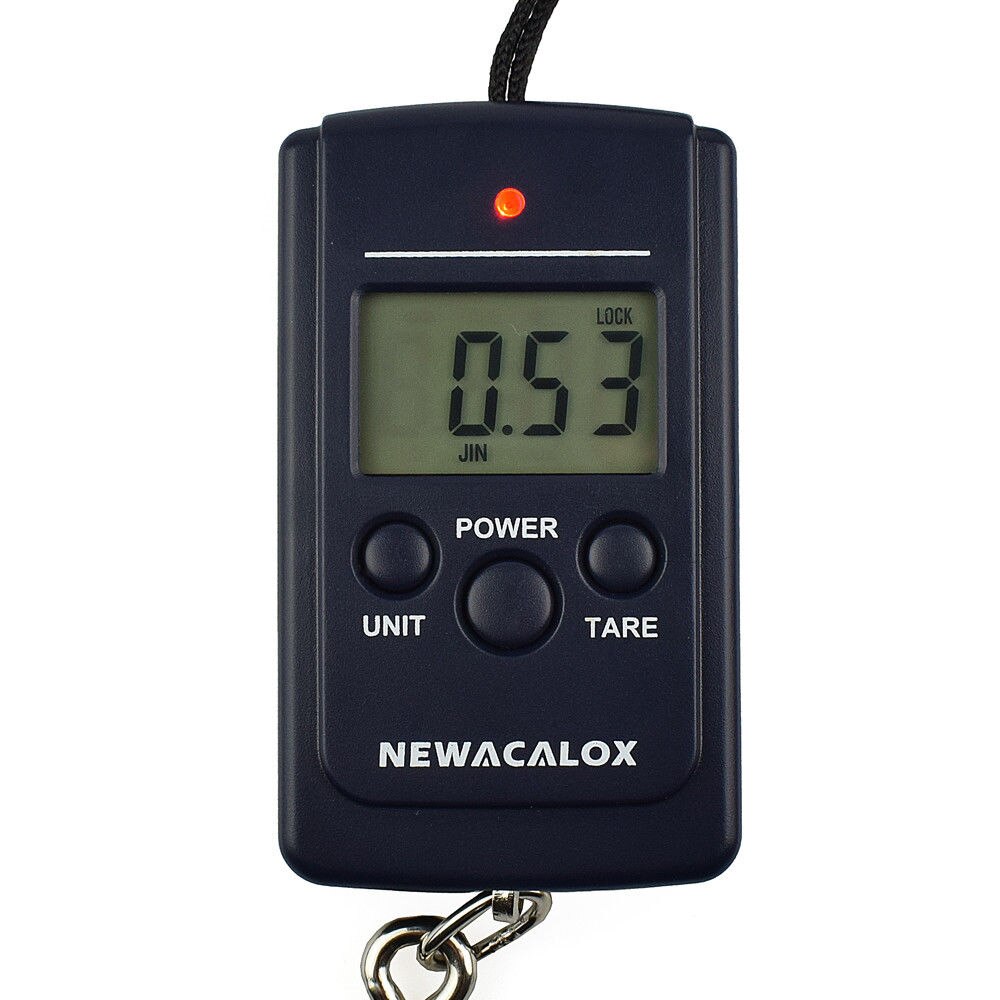 Mini draagbare digitale bagageweegschaal 40kg/10g goedkope posthangweegschaal