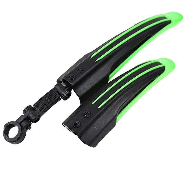 MTB Bicycle Fenders Front And Rear Wheel Fenders Riding Bicycle Accessories: Green