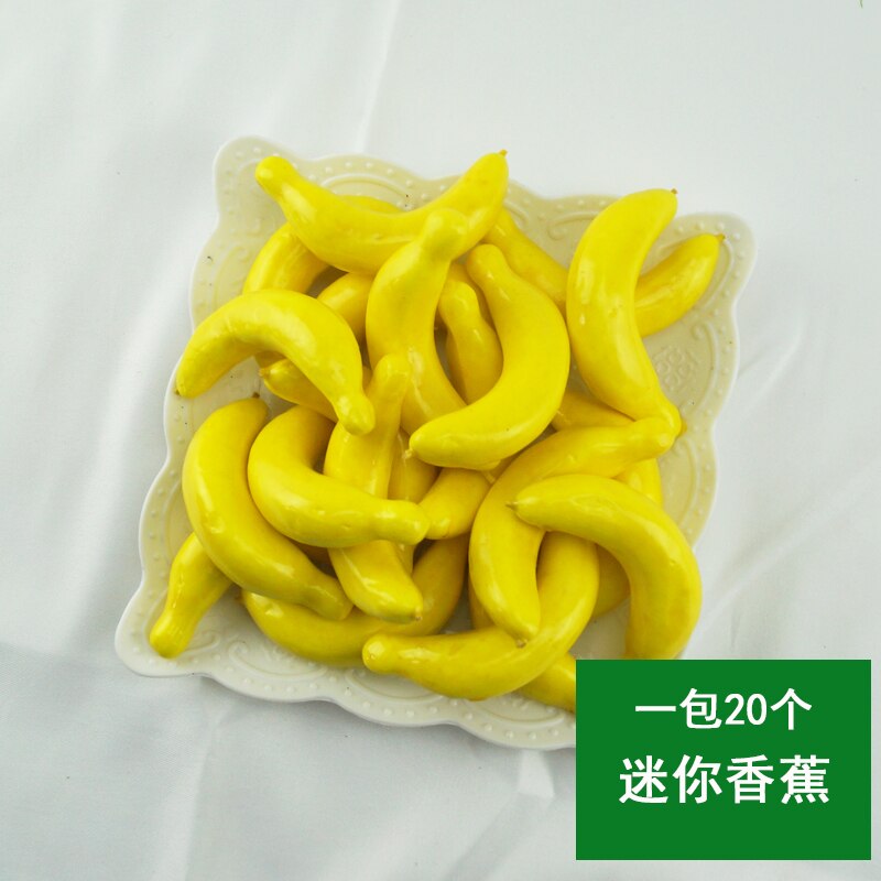 20pcs Simulation Small Fruits Mini Fruits and Vegetables Models DIY Handmade Props Kindergarten Teaching Aids Home Decoration: mi ni xiang jiao