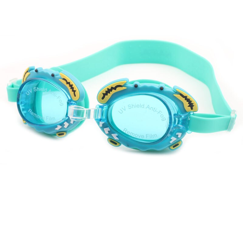 Svømningsbriller børn vandtæt børnekrabbe tegneserie dreng pige baby svømmer briller svømmebriller