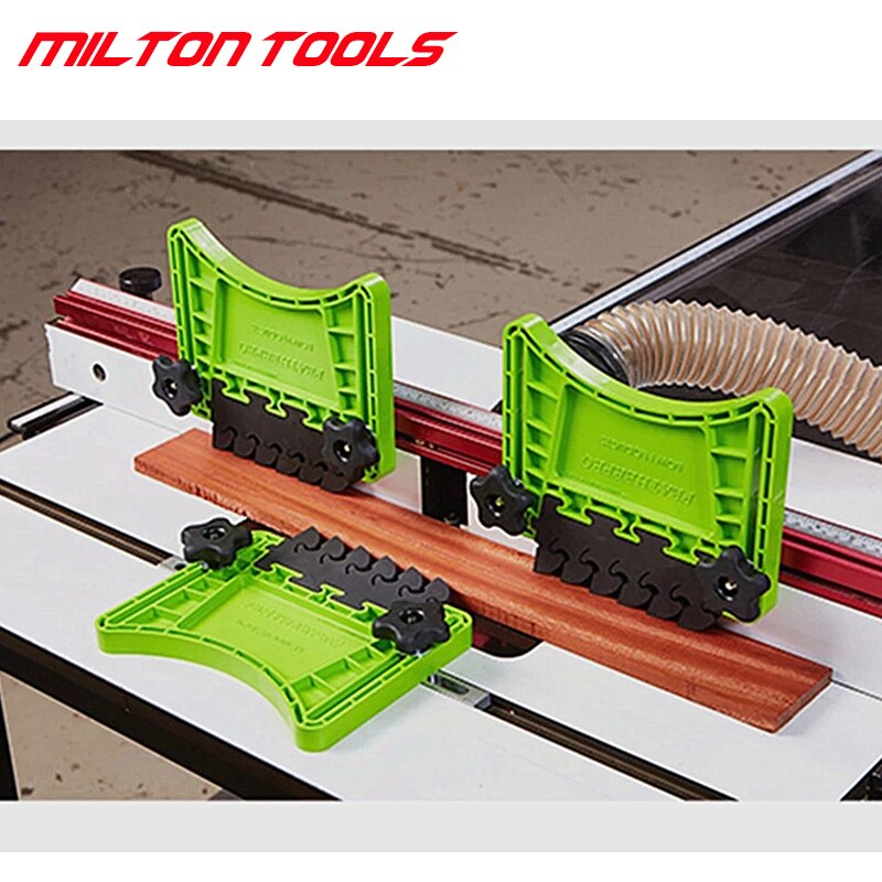 Multi-purpose Feather Loc Board Set Woodworking Engraving Machine Double Featherboards Miter Gauge Slot Woodwork DIY Tool