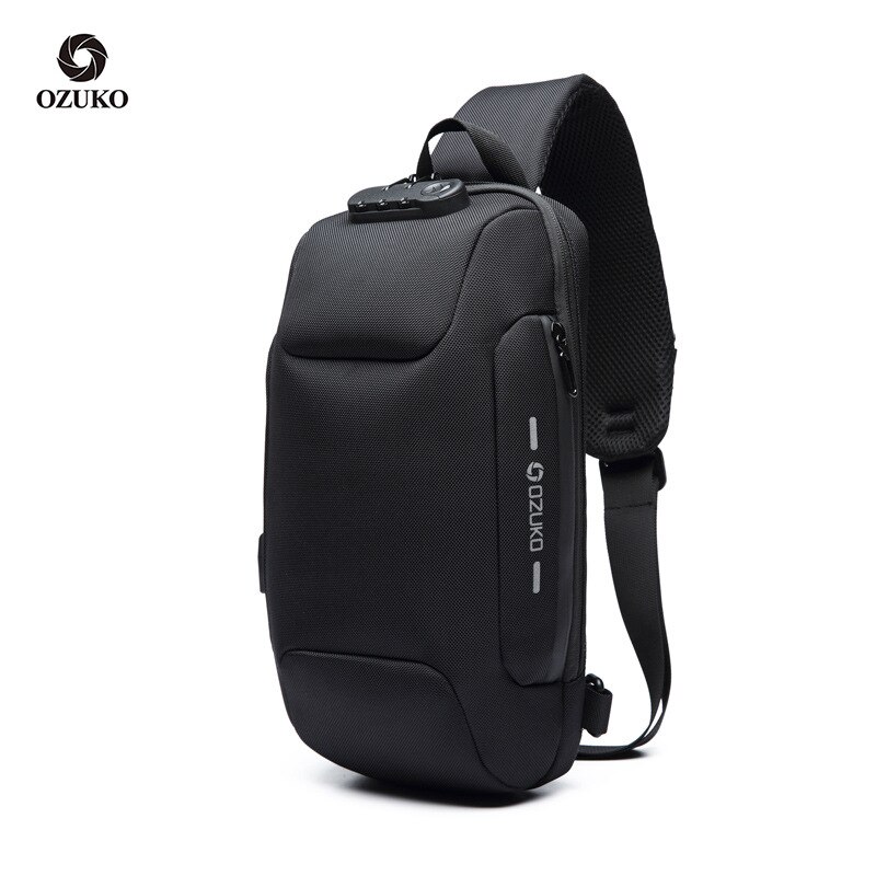 Masculino sacos de ombro sacos de carregamento usb crossbody saco peito anti roubo escola verão curta viagem à prova dwaterproof água mensageiro saco