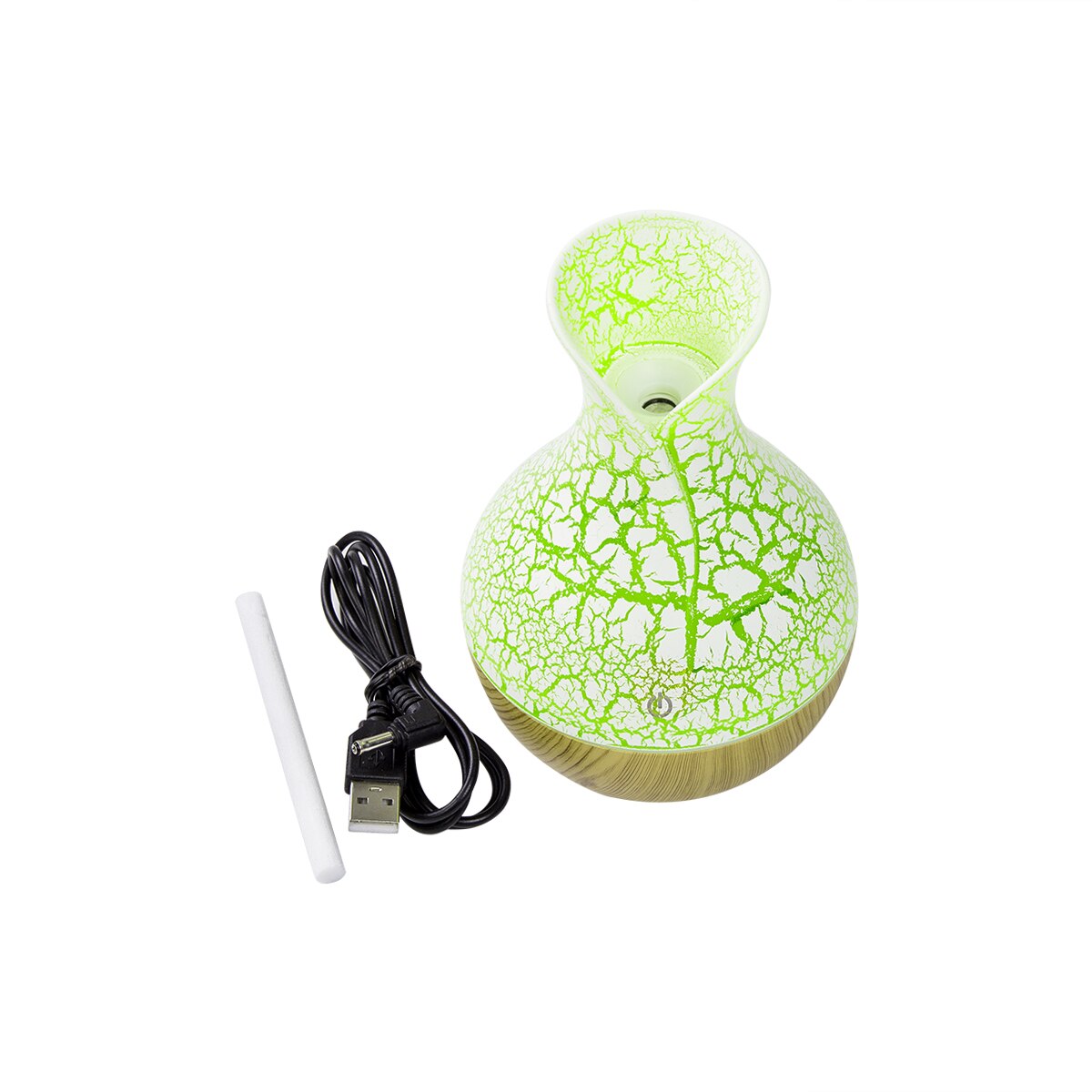 Humidificador aromático eléctrico, difusor de aceites esenciales ABS PP de 130ML con luz LED, moderno estilo madera de , aroma agradable para uso de aromaterapia: New Style