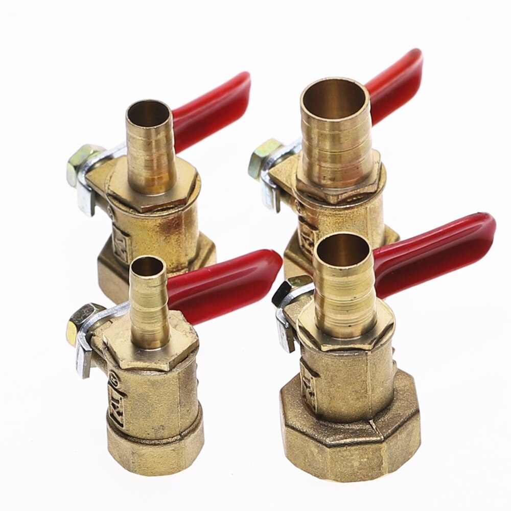 Conector de latón con púas rectas para manguera, adaptador acoplador de montaje de tubería de cobre, 1/8, 1/2 y 1/4 pulgadas, rosca hembra BSP