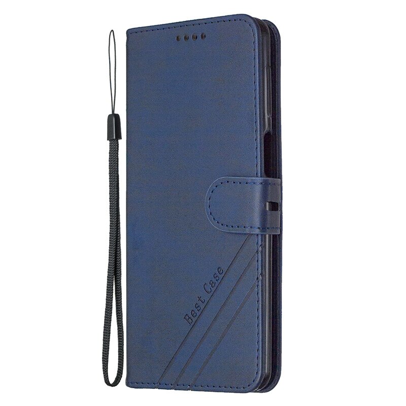 Redmi9T Etui Op Voor Xiaomi Redmi 9 T Case Wallet Magnetische Leather Cover Na Voor Redmi9 T J19S 6.53 Inch flip Telefoon Coque: Blauw